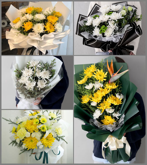 山东青岛平度市旧店镇新李家庄村白事花束代送